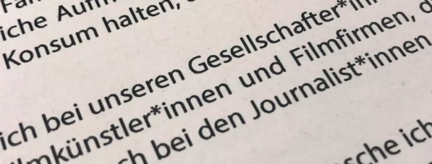 Ein Vorstoss von Celine Widmer SP fordert die Einführung des Gendersterns in der Bundesverwaltung.