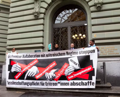 Eritreische Regime-Gegner planen Demo auf Bundesplatz